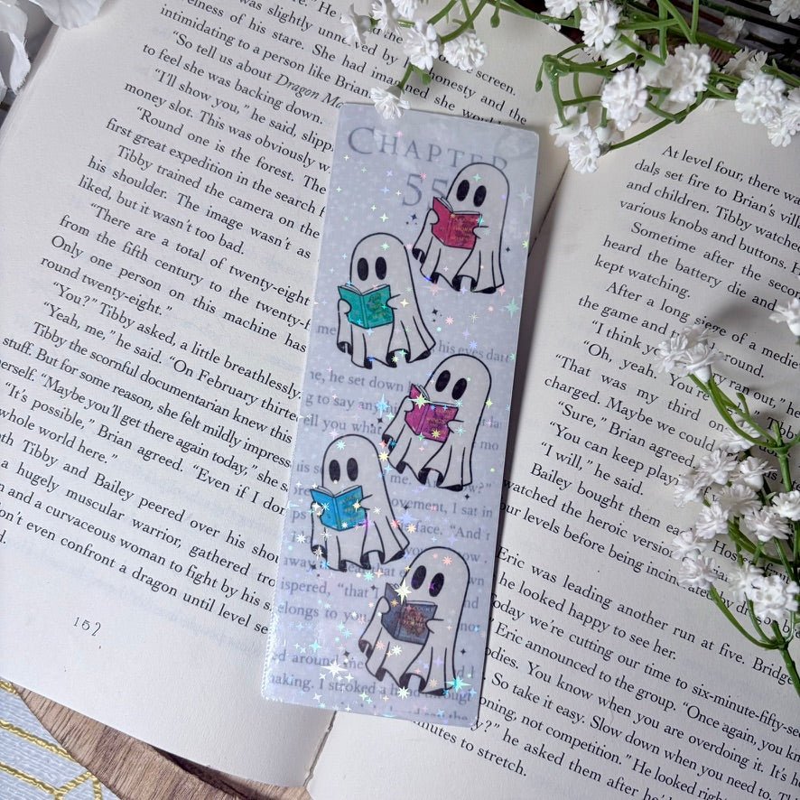 Ghost Reading Series Cardstock Bookmark