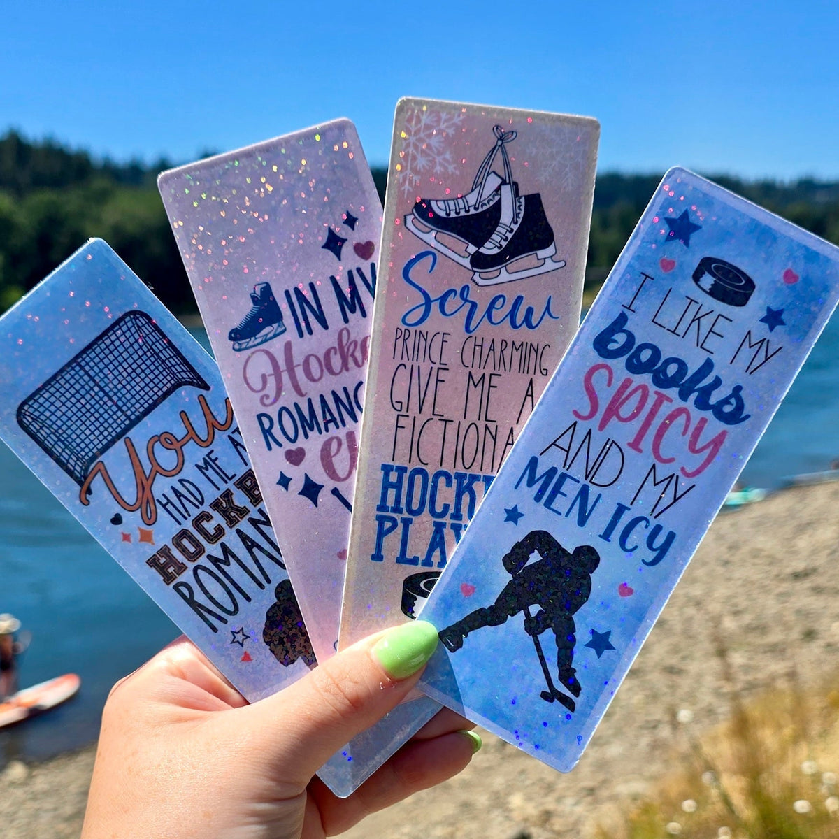 Hockey Romance Cardstock Bookmark Bundle