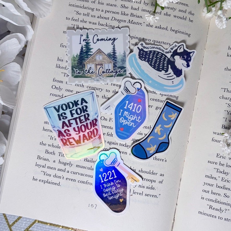 Hockey Romance Heated Rivals Inspired Sticker Bundle Sticker - Pretty Petty Co
