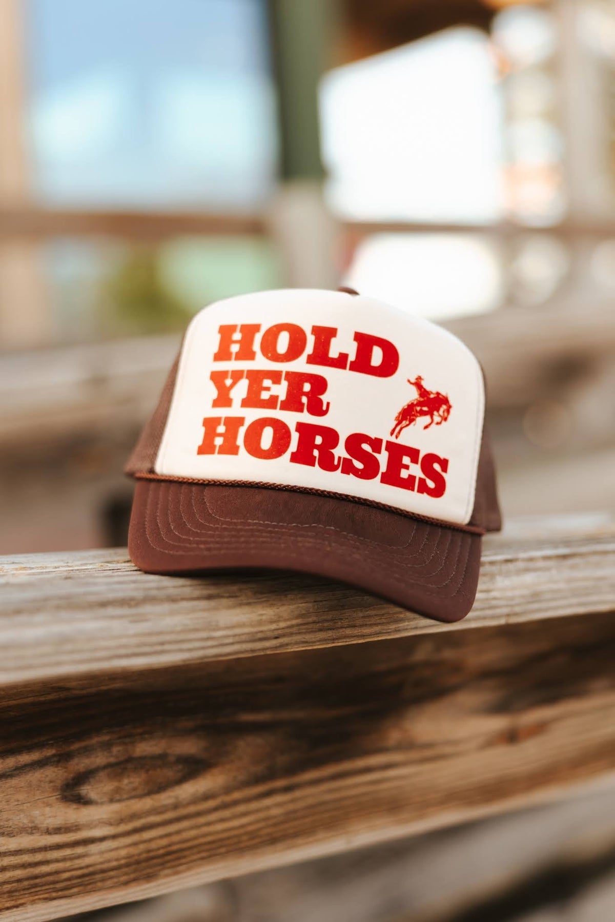 Hold Yer Horses Trucker Hat - Pretty Petty Co