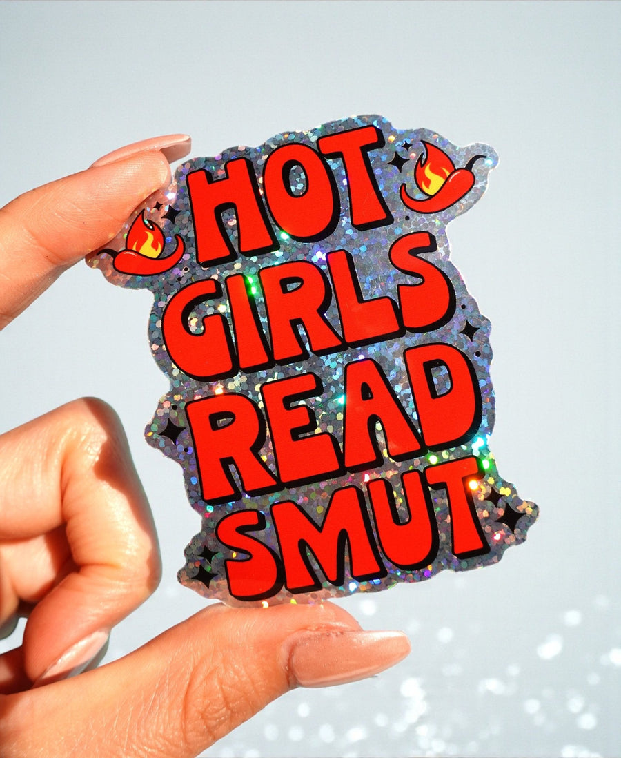 Hot Girls Read Smut Sticker - Pretty Petty Co