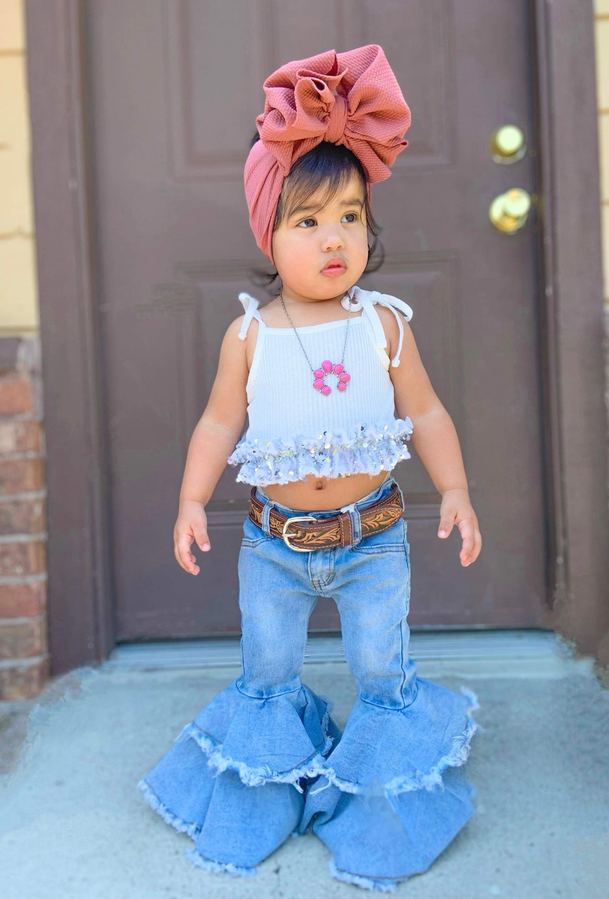 Rodeo Queen denim bells (5 options) - Pretty Petty Co