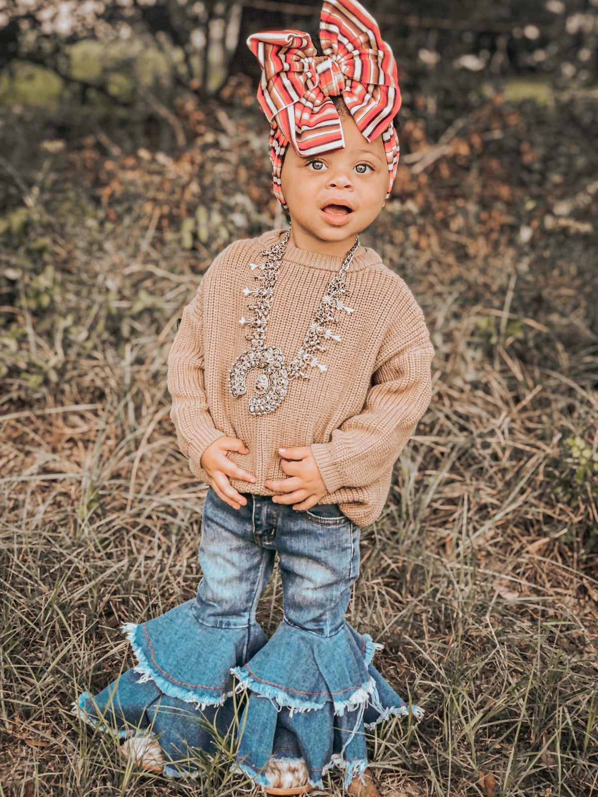 Rodeo Queen denim bells (5 options) - Pretty Petty Co