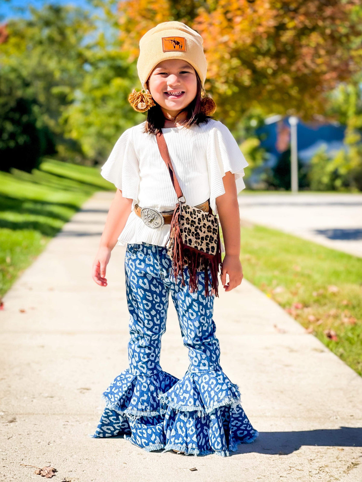 Rodeo Queen denim bells (5 options) - Pretty Petty Co