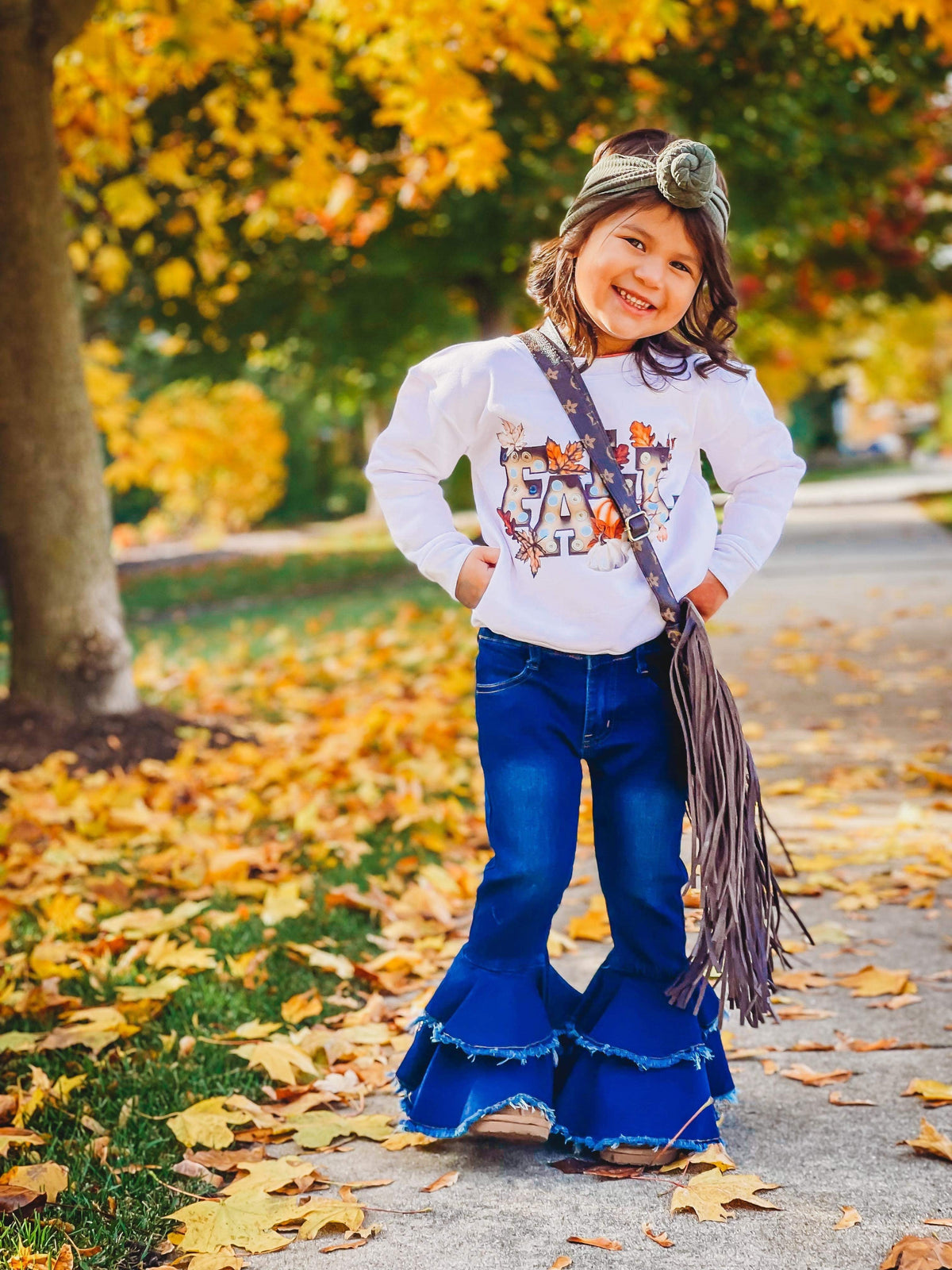 Rodeo Queen denim bells (5 options) - Pretty Petty Co
