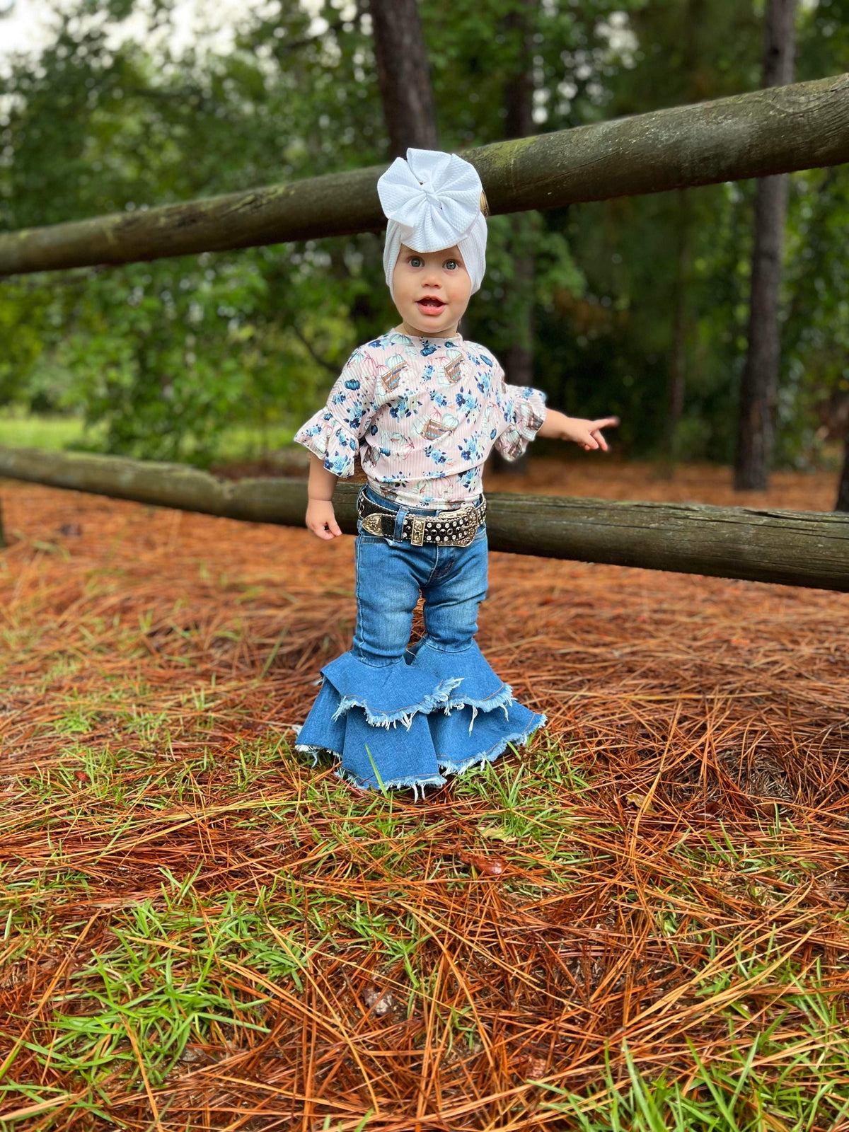 Rodeo Queen denim bells (5 options) - Pretty Petty Co