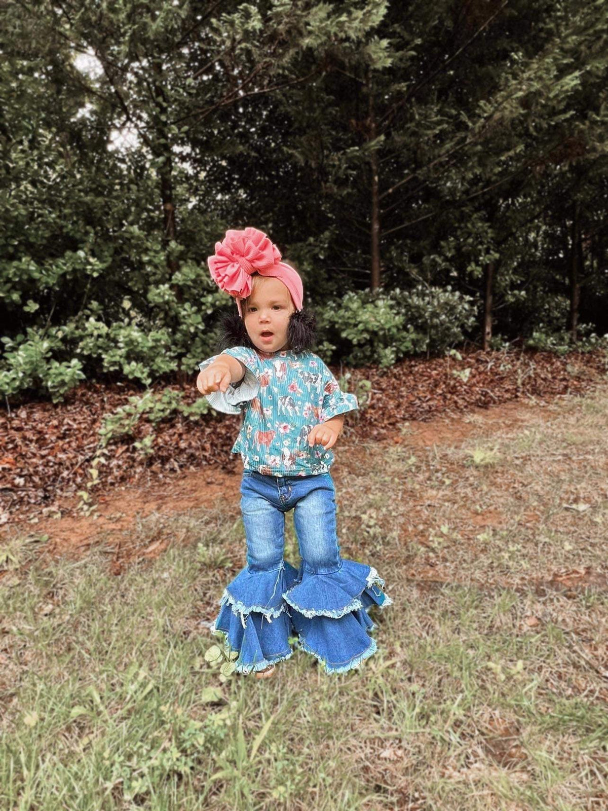 Rodeo Queen denim bells (5 options) - Pretty Petty Co