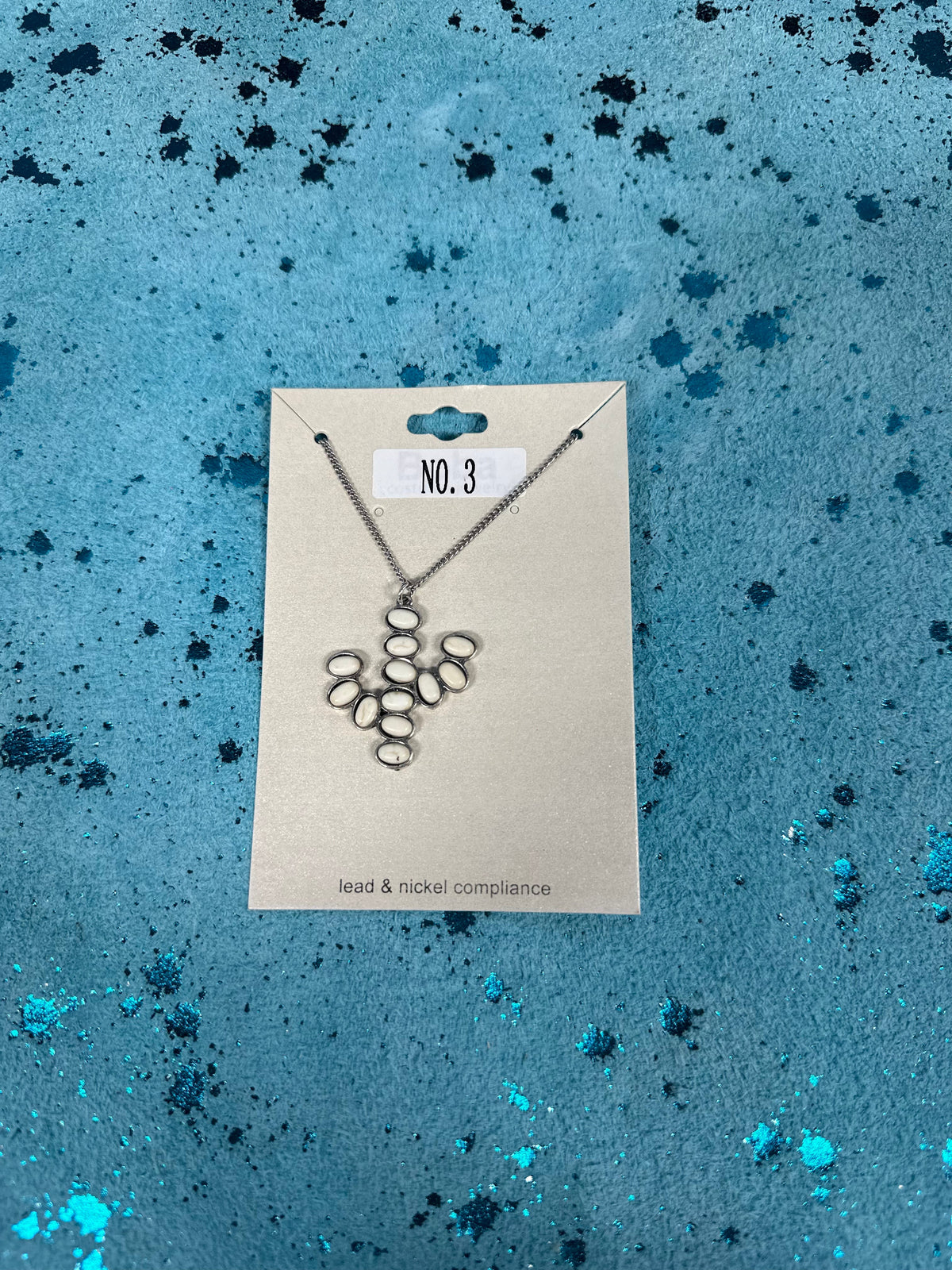 Cactus Stone Necklace (Multiple colors) (FINAL SALE) - Pretty Petty Co