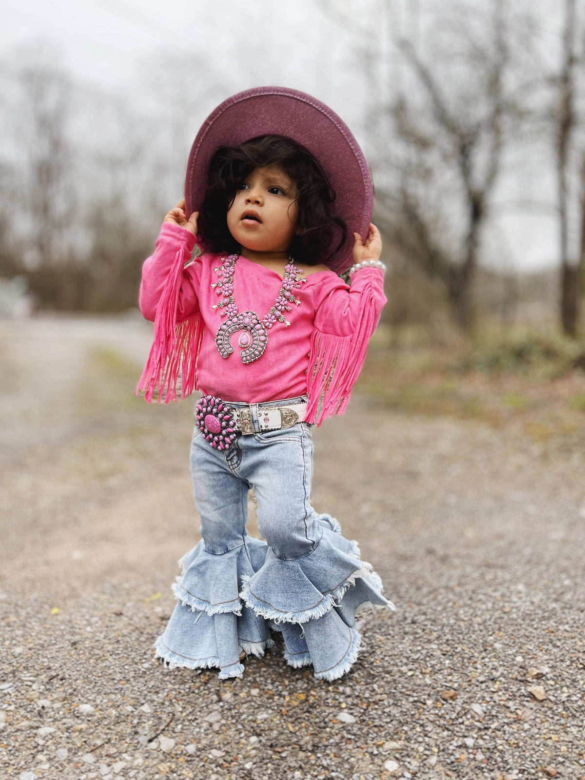 Rodeo Queen denim bells (5 options) - Pretty Petty Co
