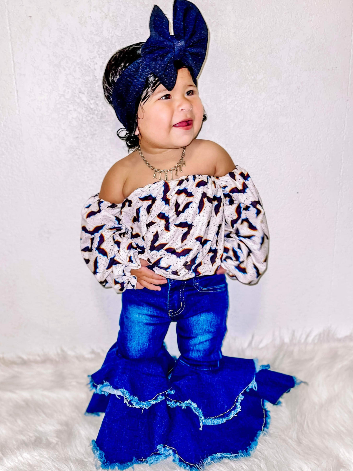 Rodeo Queen denim bells (5 options) - Pretty Petty Co