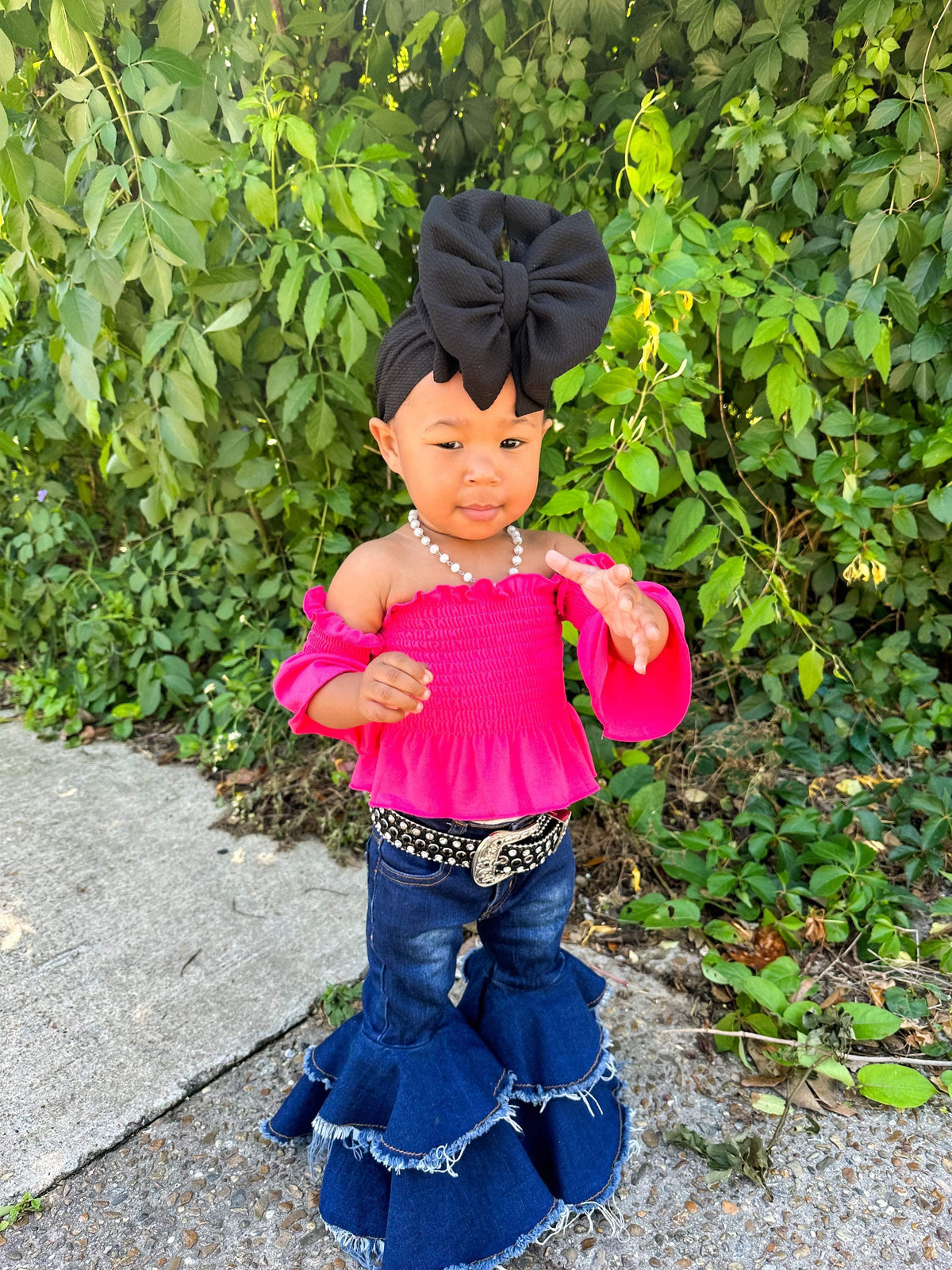 Rodeo Queen denim bells (5 options) - Pretty Petty Co