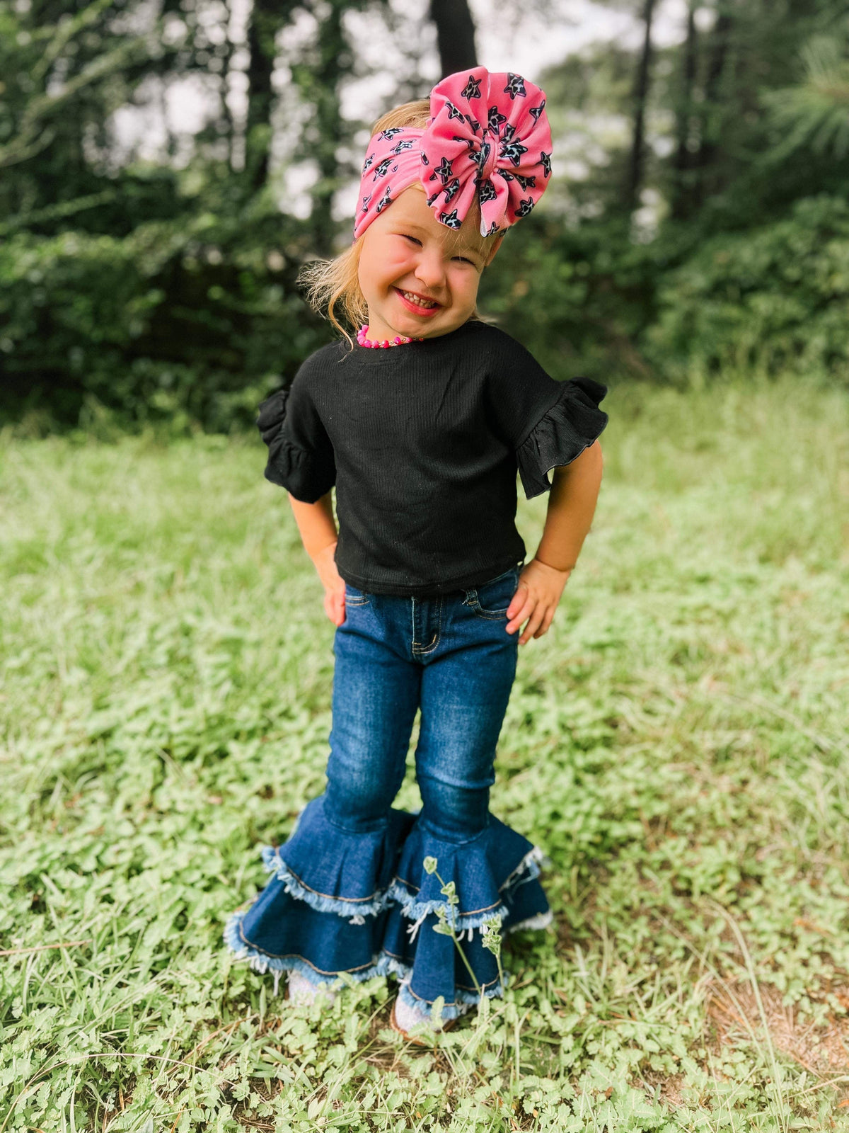 Rodeo Queen denim bells (5 options) - Pretty Petty Co