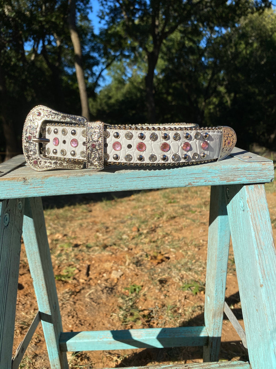 Pink Steerhead Belt - Pretty Petty Co