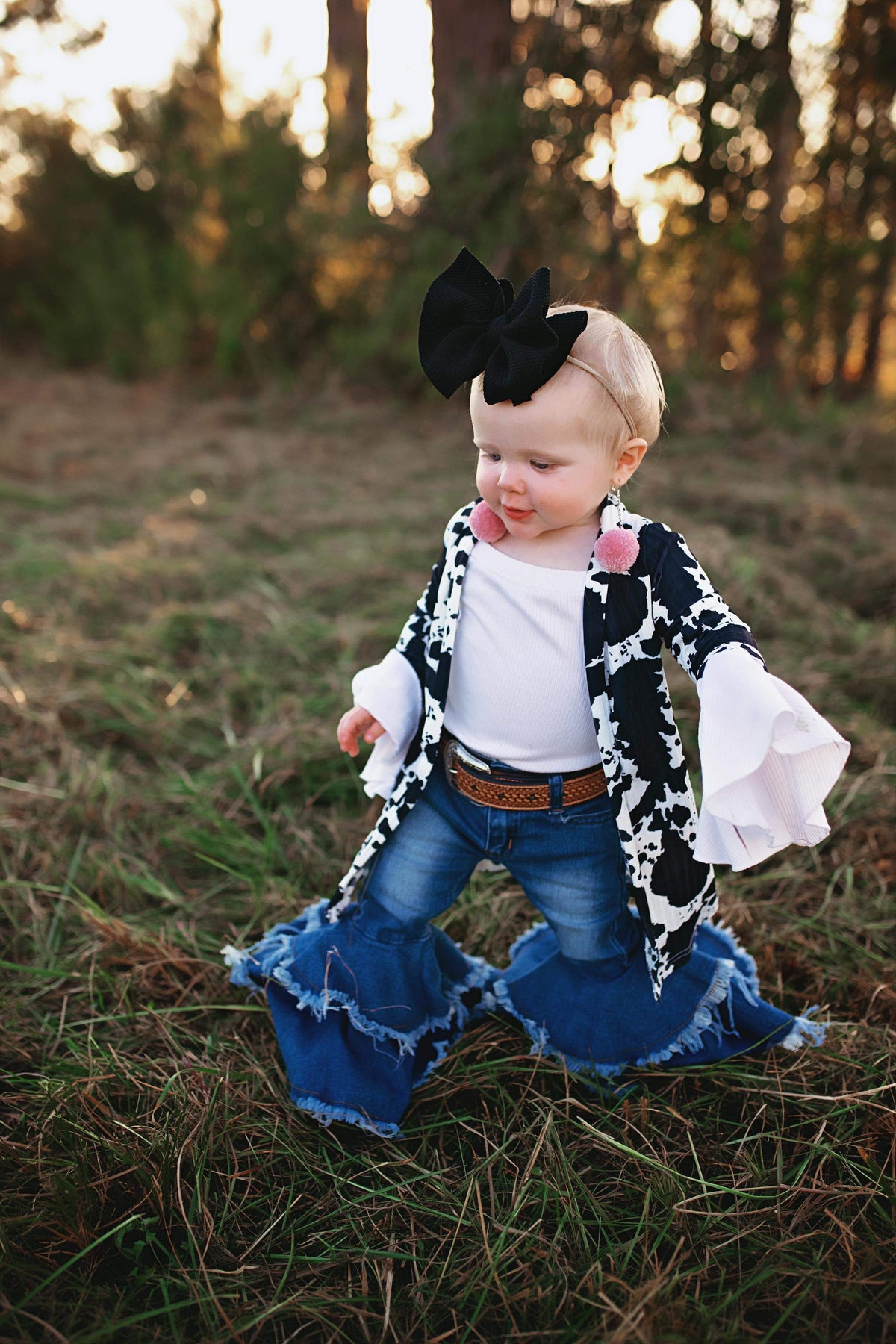 Rodeo Queen denim bells (5 options) - Pretty Petty Co