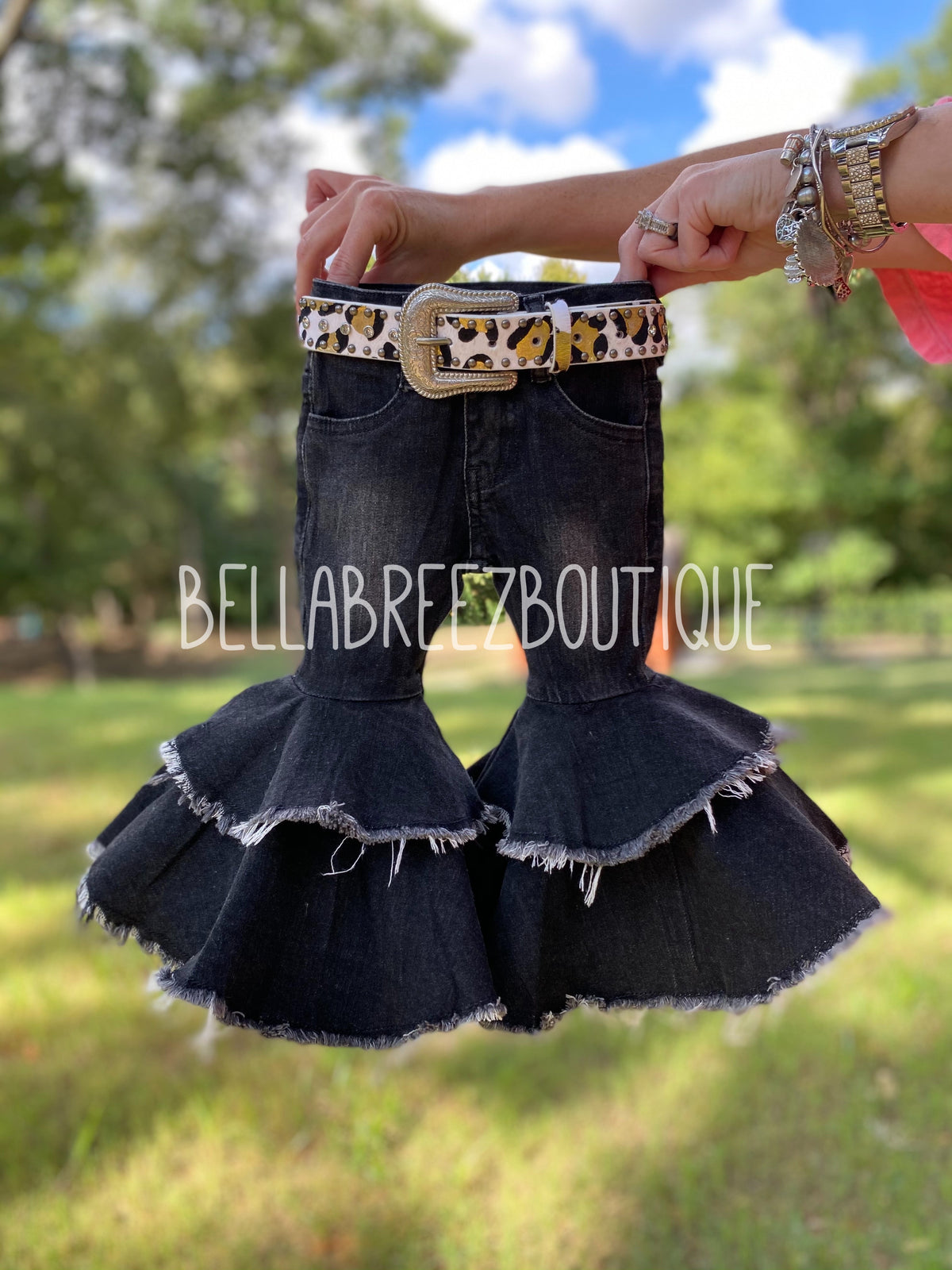 Rodeo Queen denim bells (5 options) - Pretty Petty Co