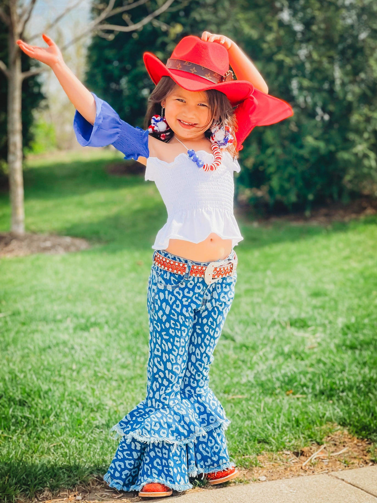 Rodeo Queen denim bells (5 options) - Pretty Petty Co
