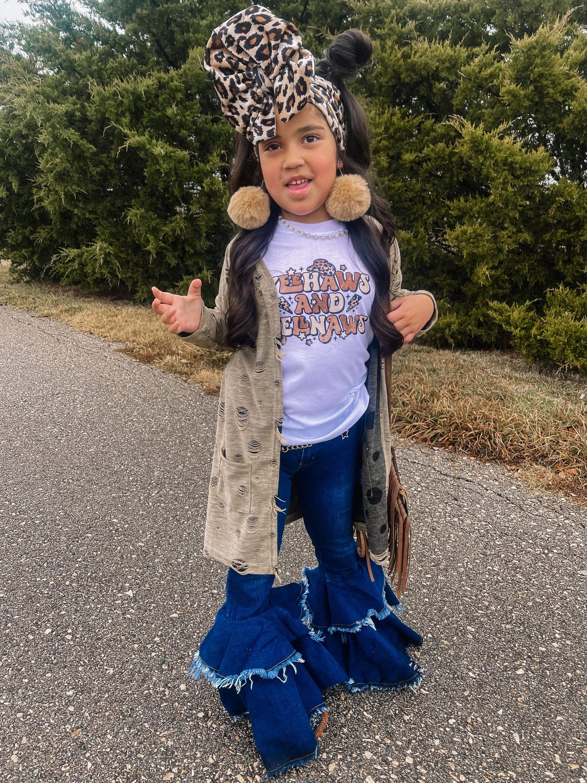 Rodeo Queen denim bells (5 options) - Pretty Petty Co