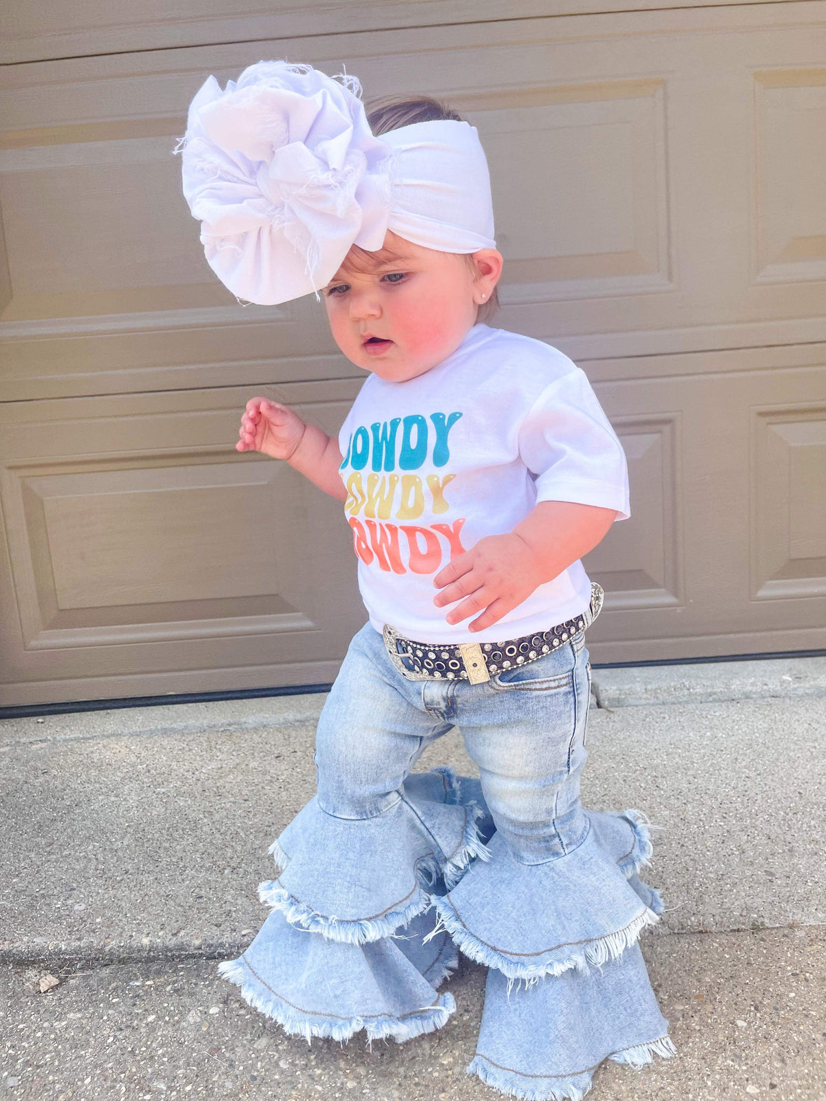 Rodeo Queen denim bells (5 options) - Pretty Petty Co