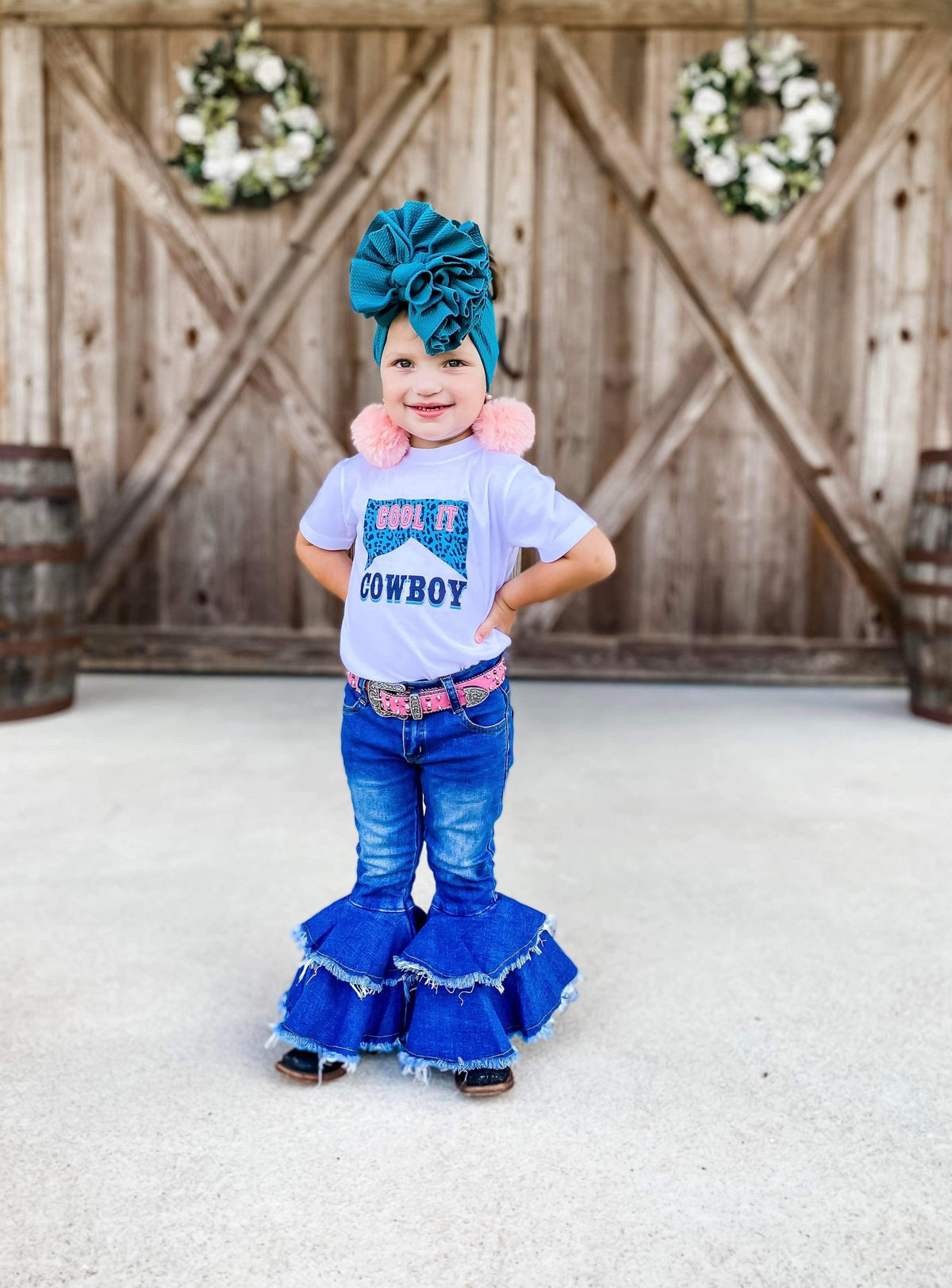 Rodeo Queen denim bells (5 options) - Pretty Petty Co