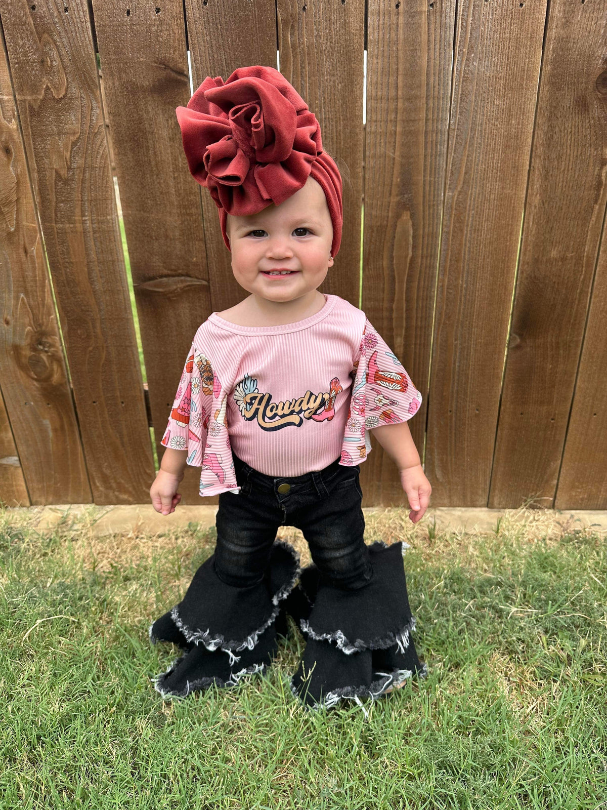 Rodeo Queen denim bells (5 options) - Pretty Petty Co