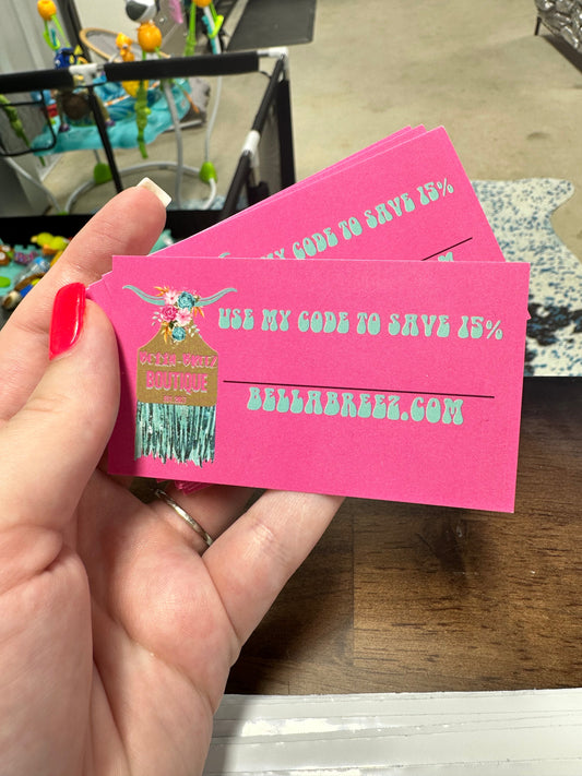 Use my code cards