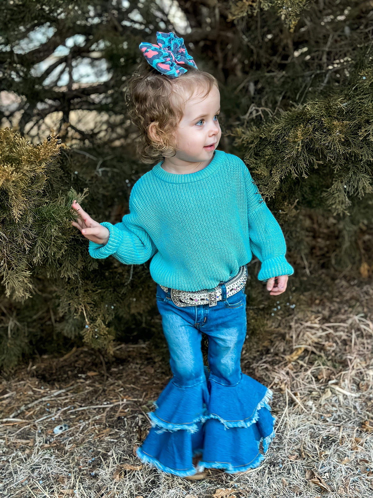 Rodeo Queen denim bells (5 options) - Pretty Petty Co