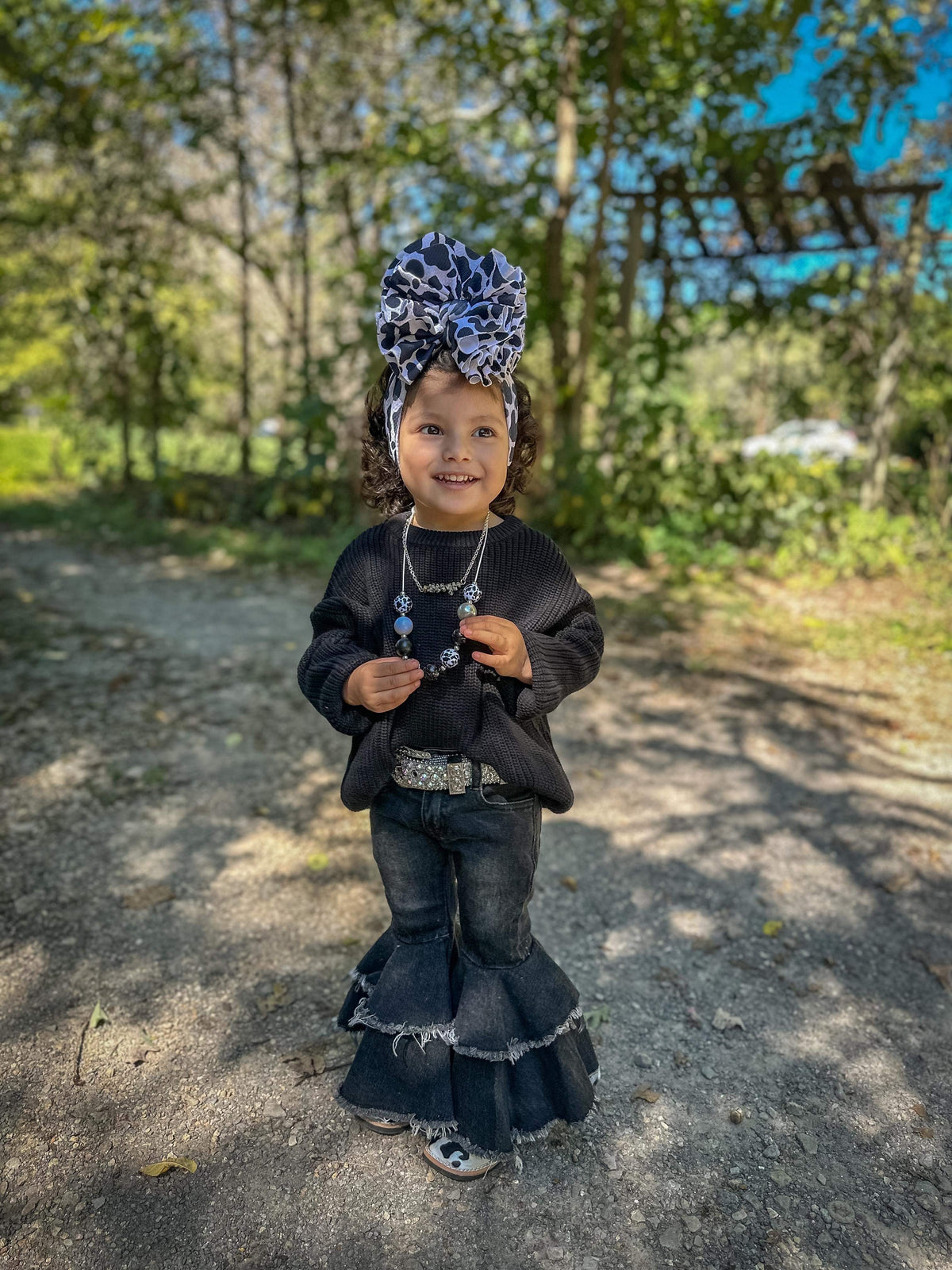 Rodeo Queen denim bells (5 options) - Pretty Petty Co