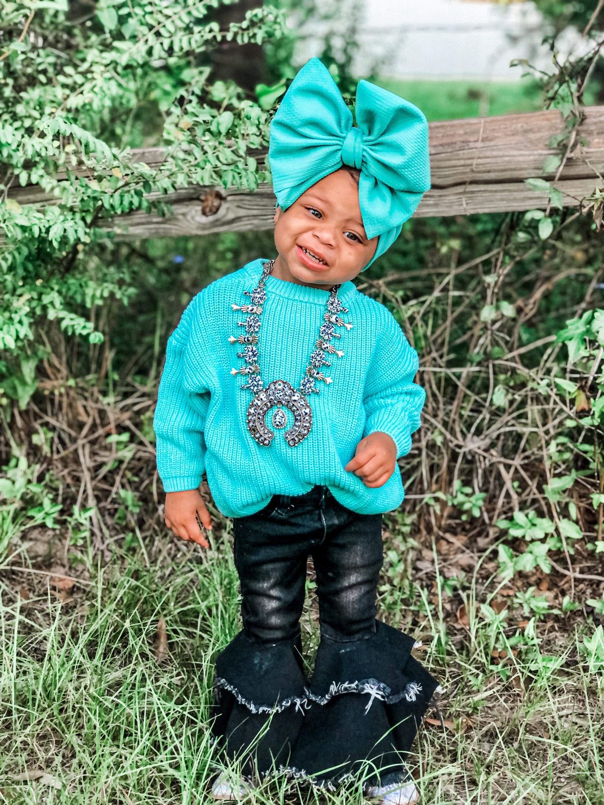 Rodeo Queen denim bells (5 options) - Pretty Petty Co