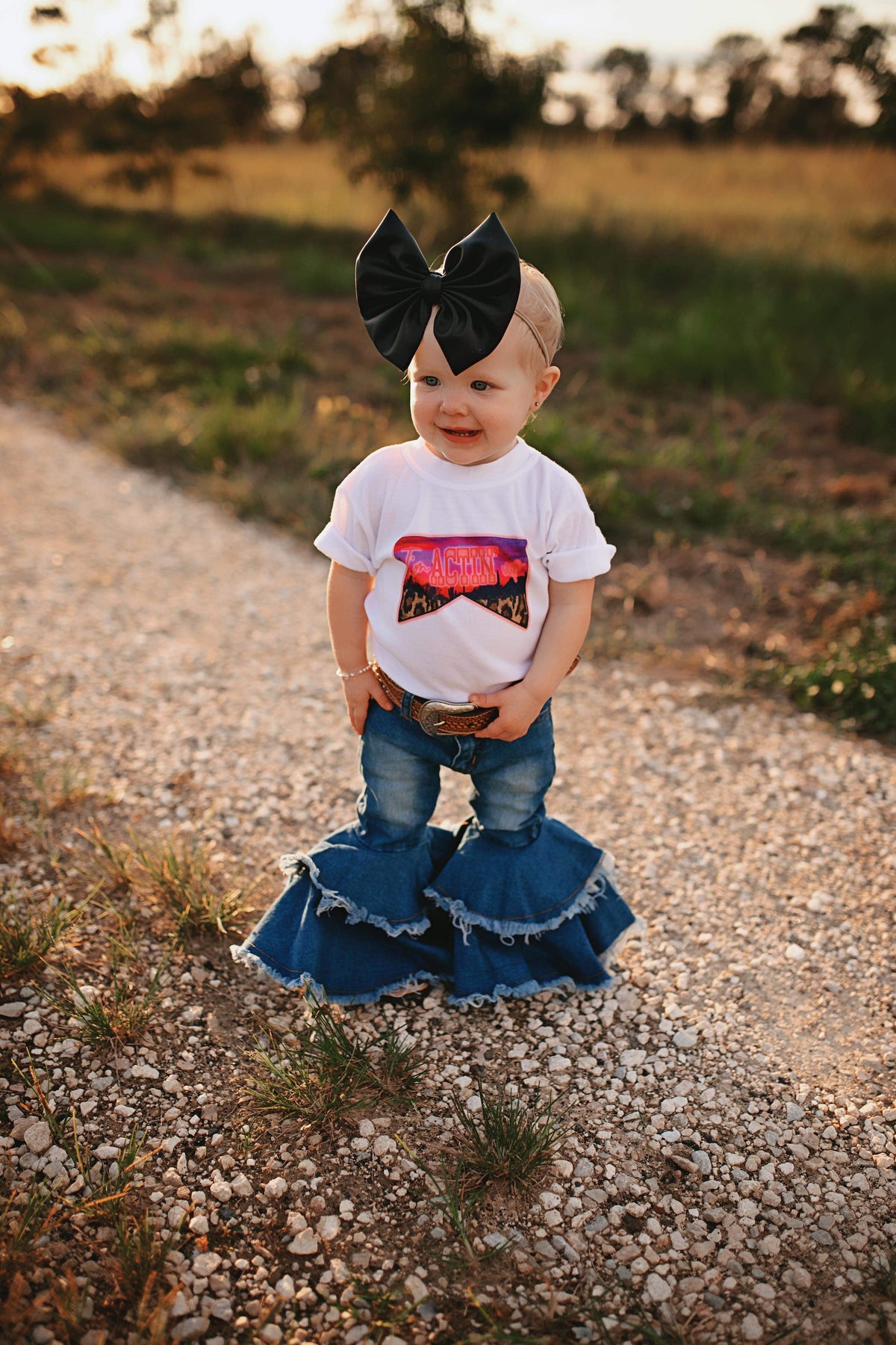 Rodeo Queen denim bells (5 options) - Pretty Petty Co