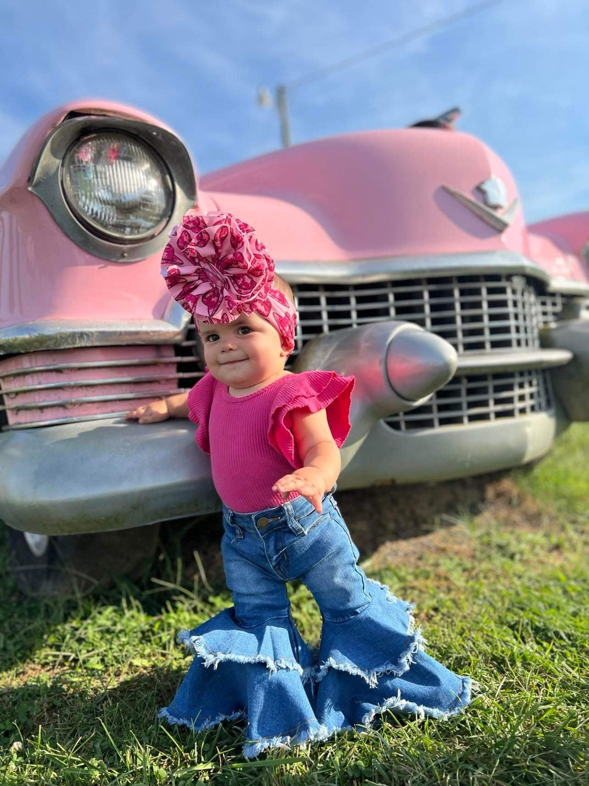 Rodeo Queen denim bells (5 options) - Pretty Petty Co