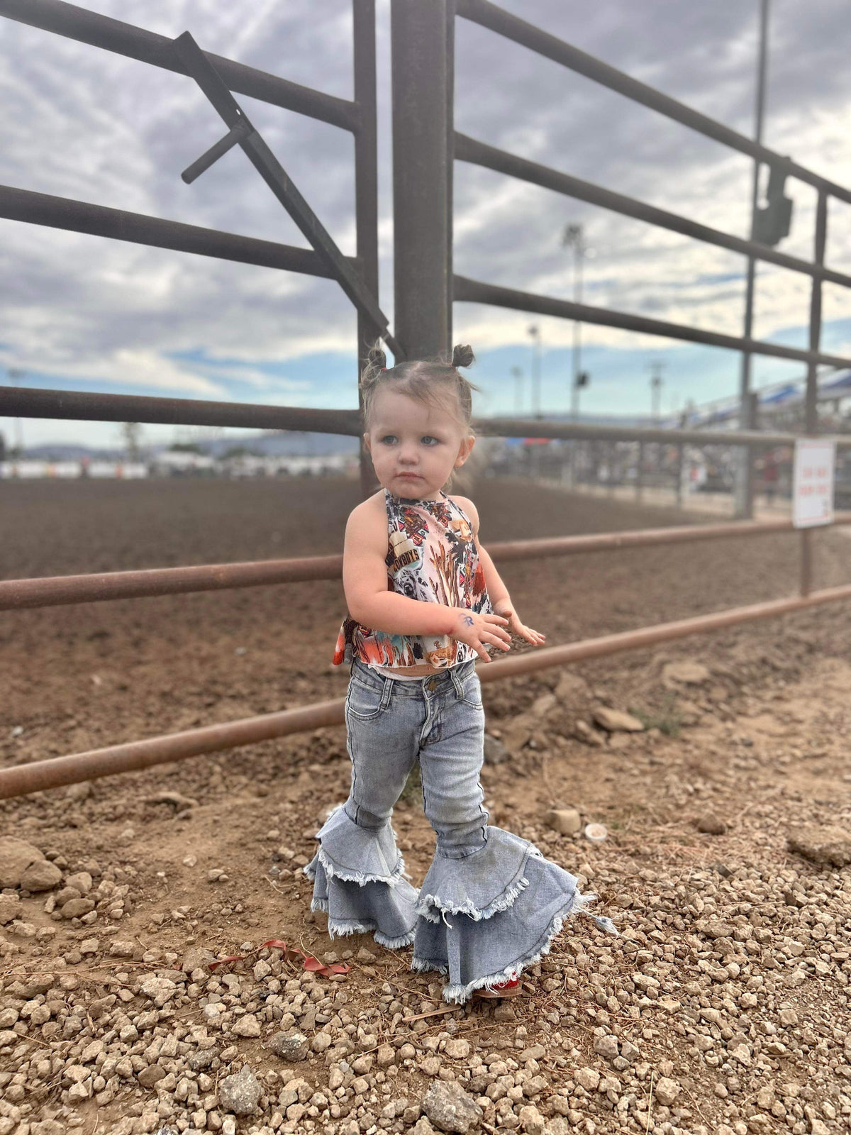 Rodeo Queen denim bells (5 options) - Pretty Petty Co