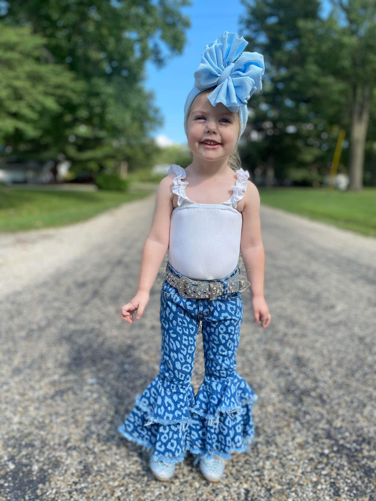 Rodeo Queen denim bells (5 options) - Pretty Petty Co