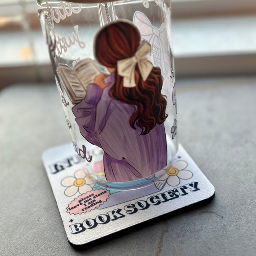 Introverted Book Society Coaster - ONE Coaster