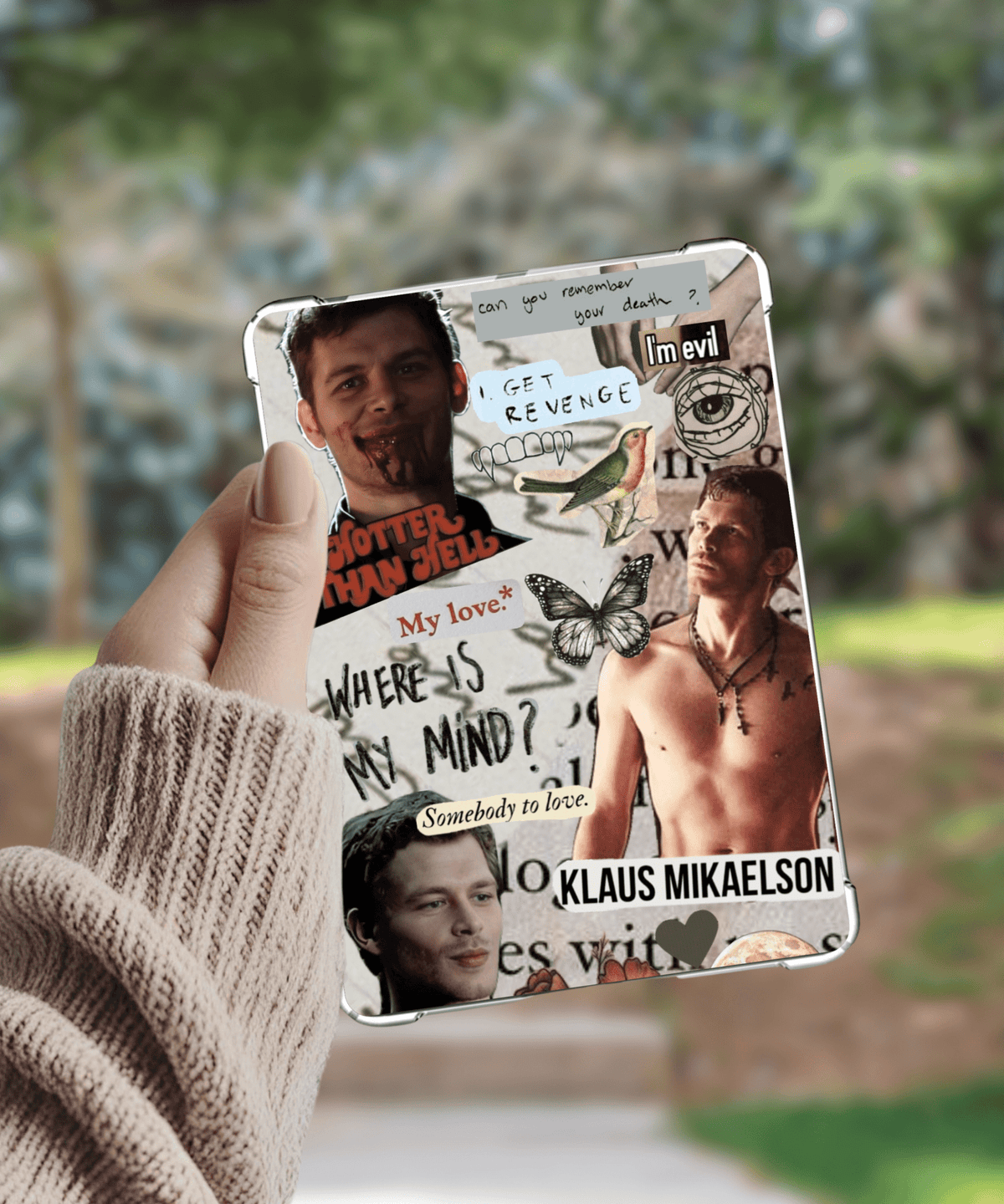 Klaus Inspired Collage Kindle Paperwhite Insert
