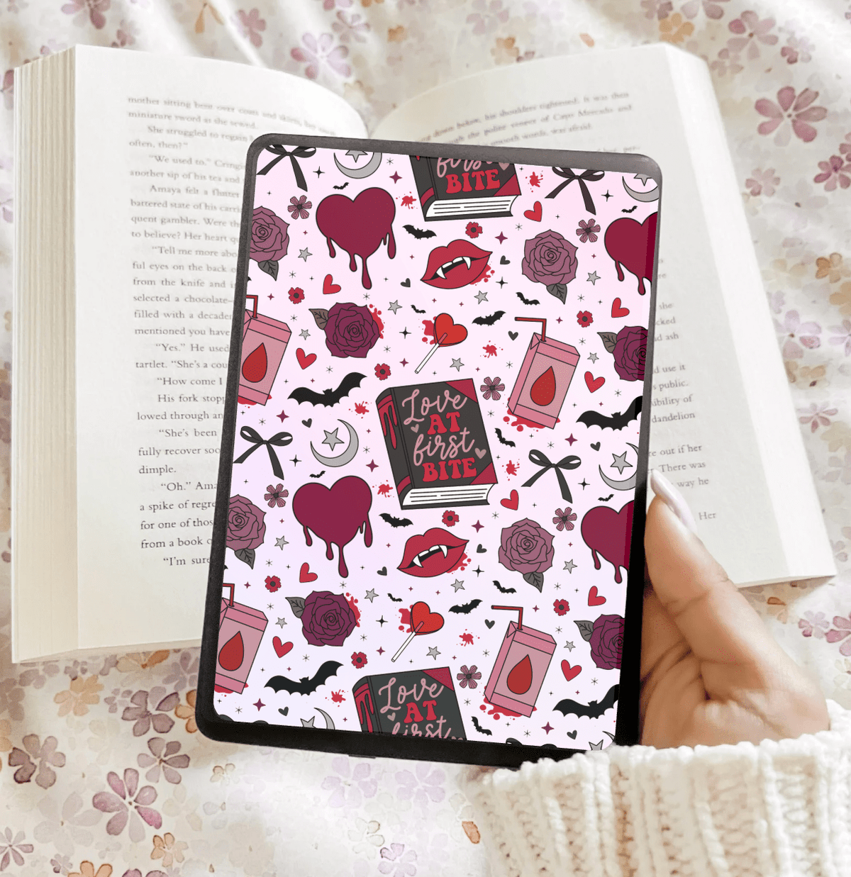 Love at First Bite Kindle Insert - Three Sizes - Optional Lamination