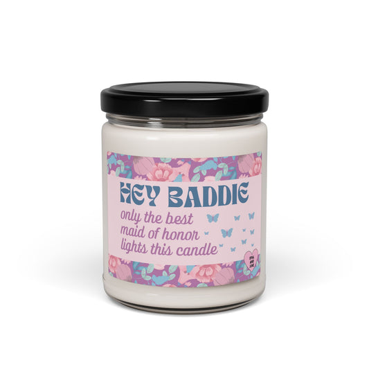 Maid of Honor Proposal Candle