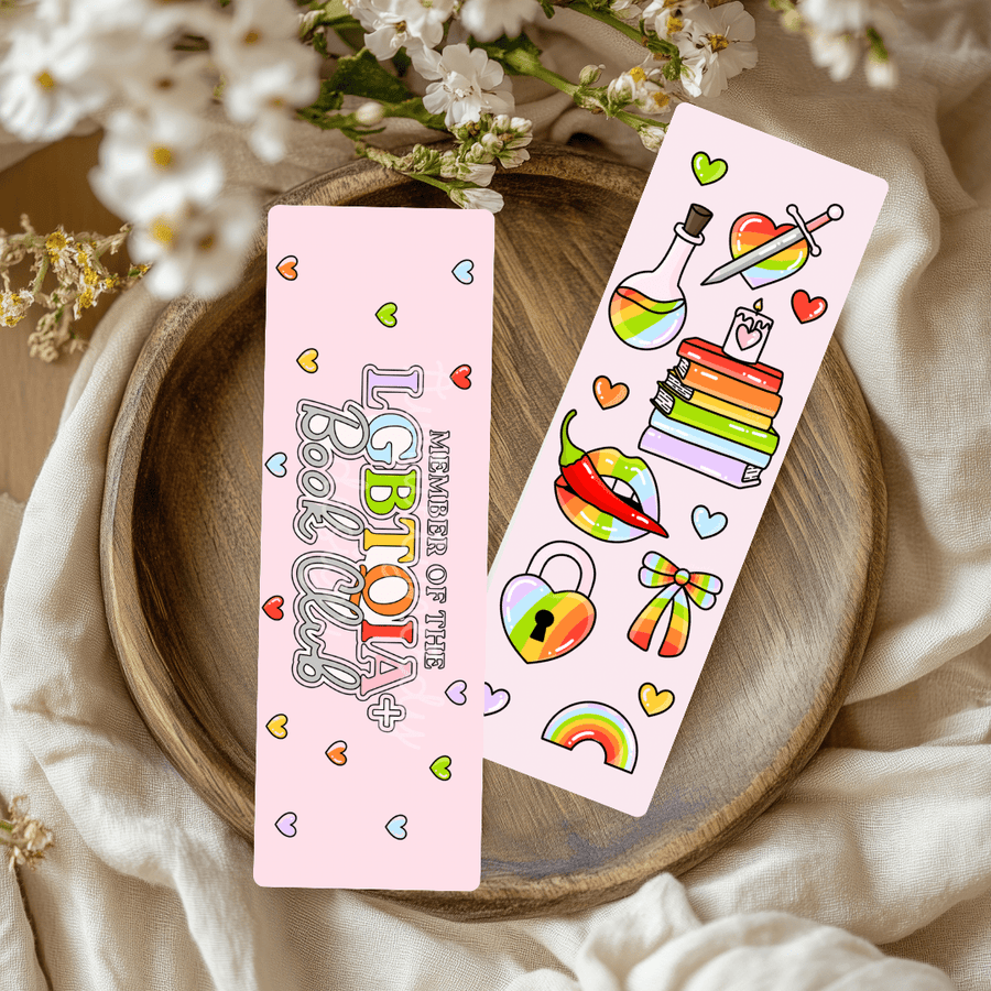Member of the LGBTQ Book Club Dual-Sided Cardstock Bookmark
