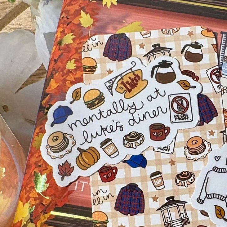 Mentally at a Diner Sticker - Pretty Petty Co