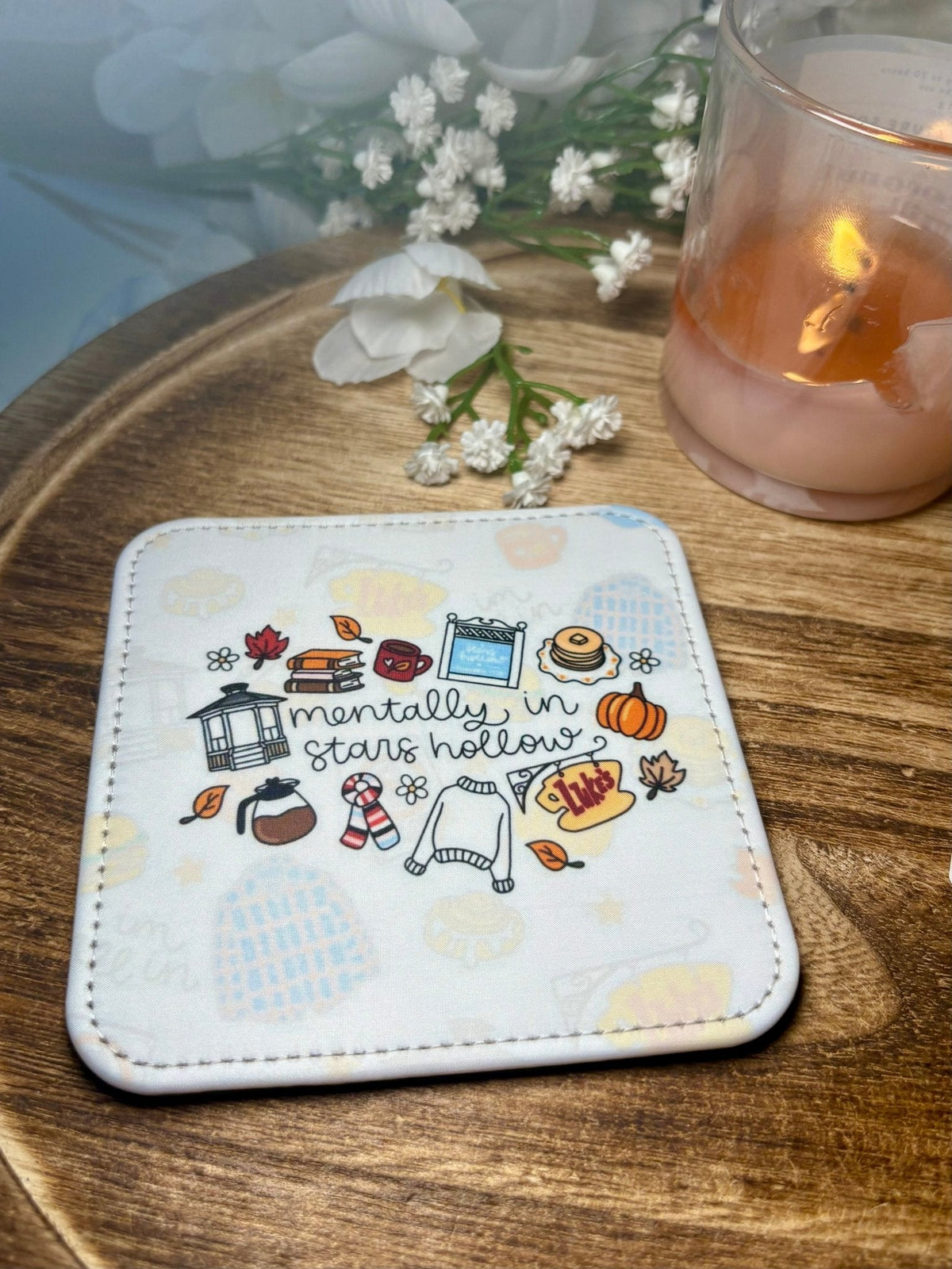 Mentally in Stars Hollow Coasters - Set of 2