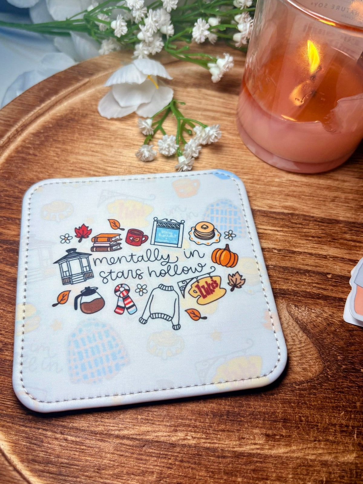 Mentally in Stars Hollow Coasters - Set of 2