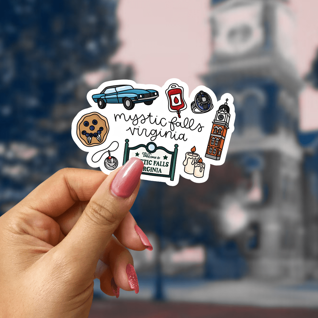 Mystic Falls Virginia Sticker - Pretty Petty Co