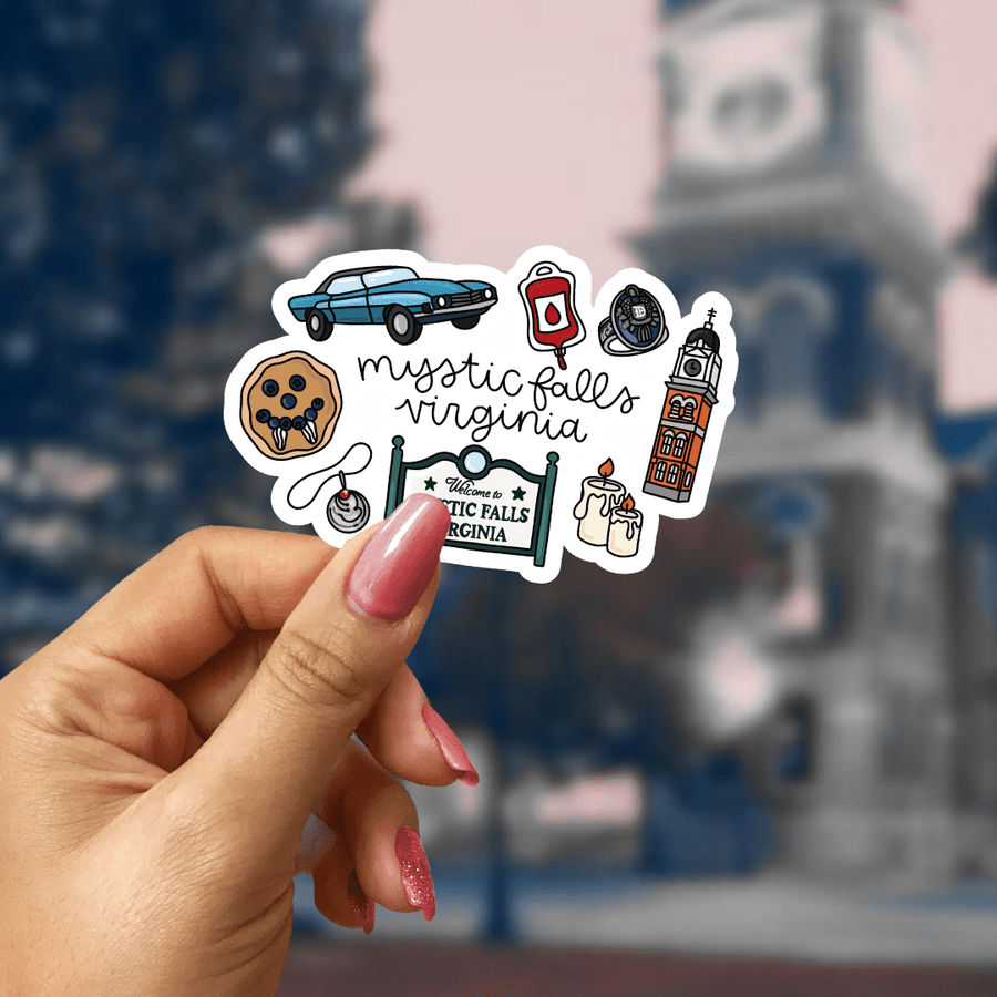 Mystic Falls Virginia Sticker - Pretty Petty Co