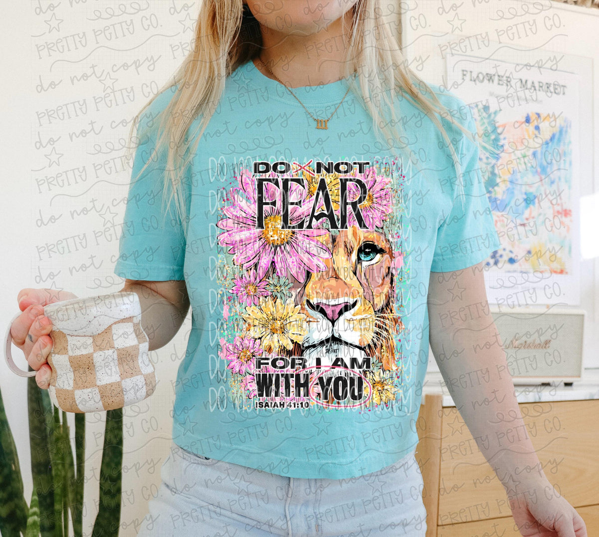 Do Not Fear for I Am With You Shirt | Isaiah 41:10 Christian Tee | Faith Graphic Tee | Inspirational Bible Verse Shirt | Religious Gift