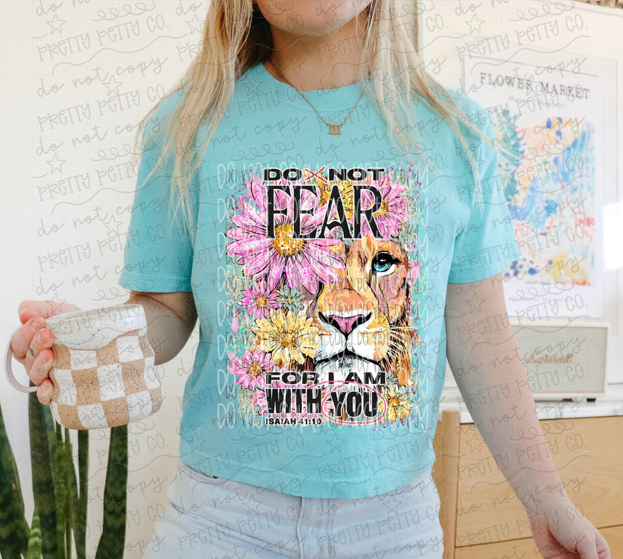 Do Not Fear for I Am With You Shirt | Isaiah 41:10 Christian Tee | Faith Graphic Tee | Inspirational Bible Verse Shirt | Religious Gift
