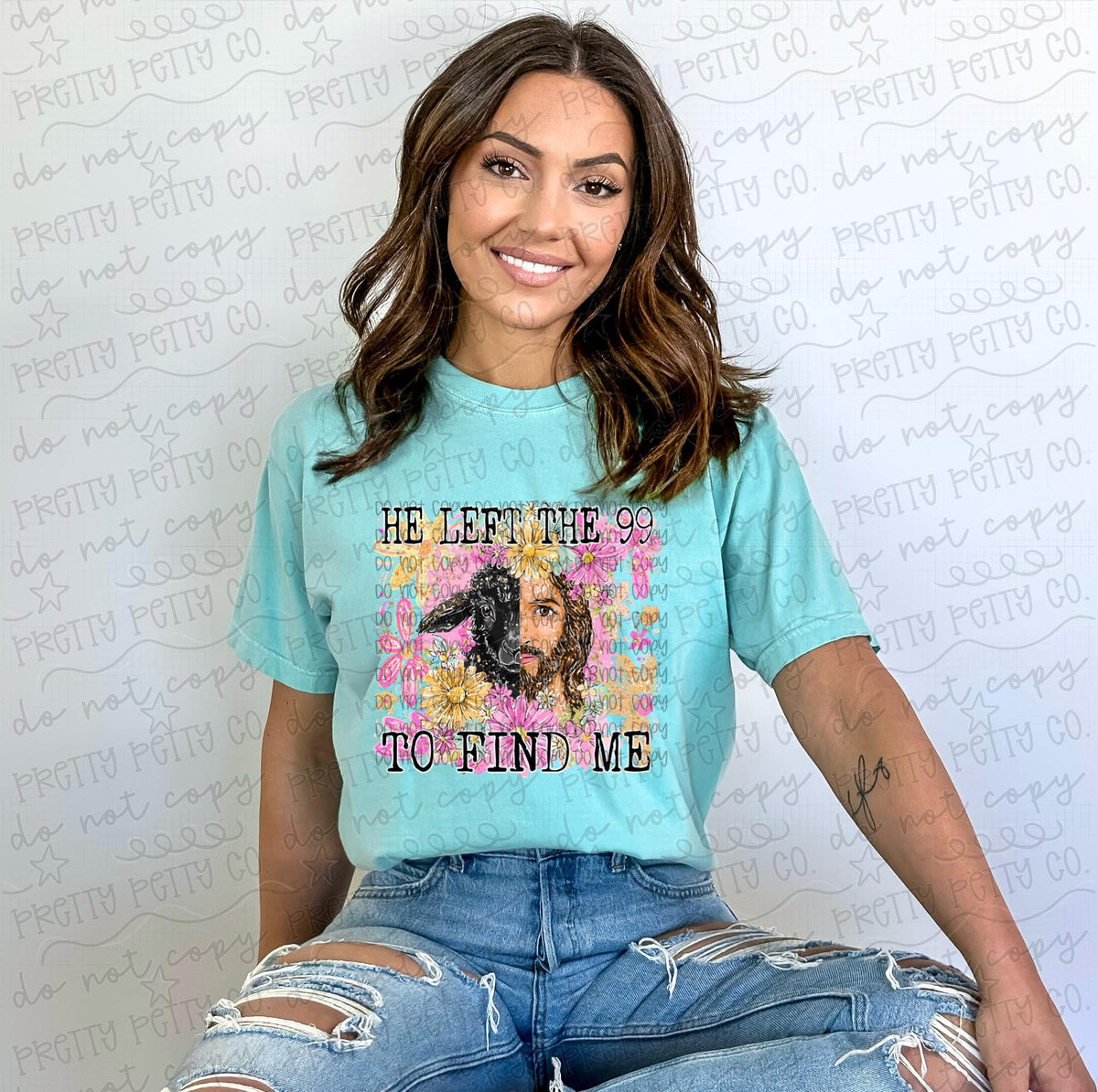 He Left the 99 Shirt | Christian Faith Tee | Jesus Leaves the 99 Graphic Tee | Religious Inspirational Shirt | Bible Verse Gift