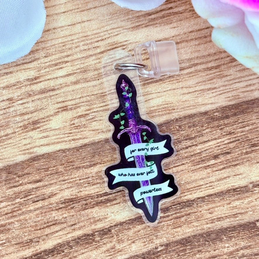 Powerless Inspired Sword USB-C Dust Plug - Pretty Petty Co