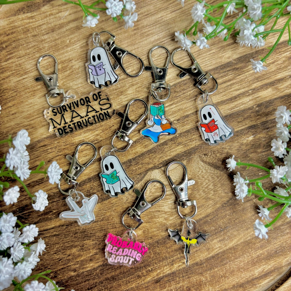 Probably Something Spooky Ghost Dust Plug USB-C - Pretty Petty Co