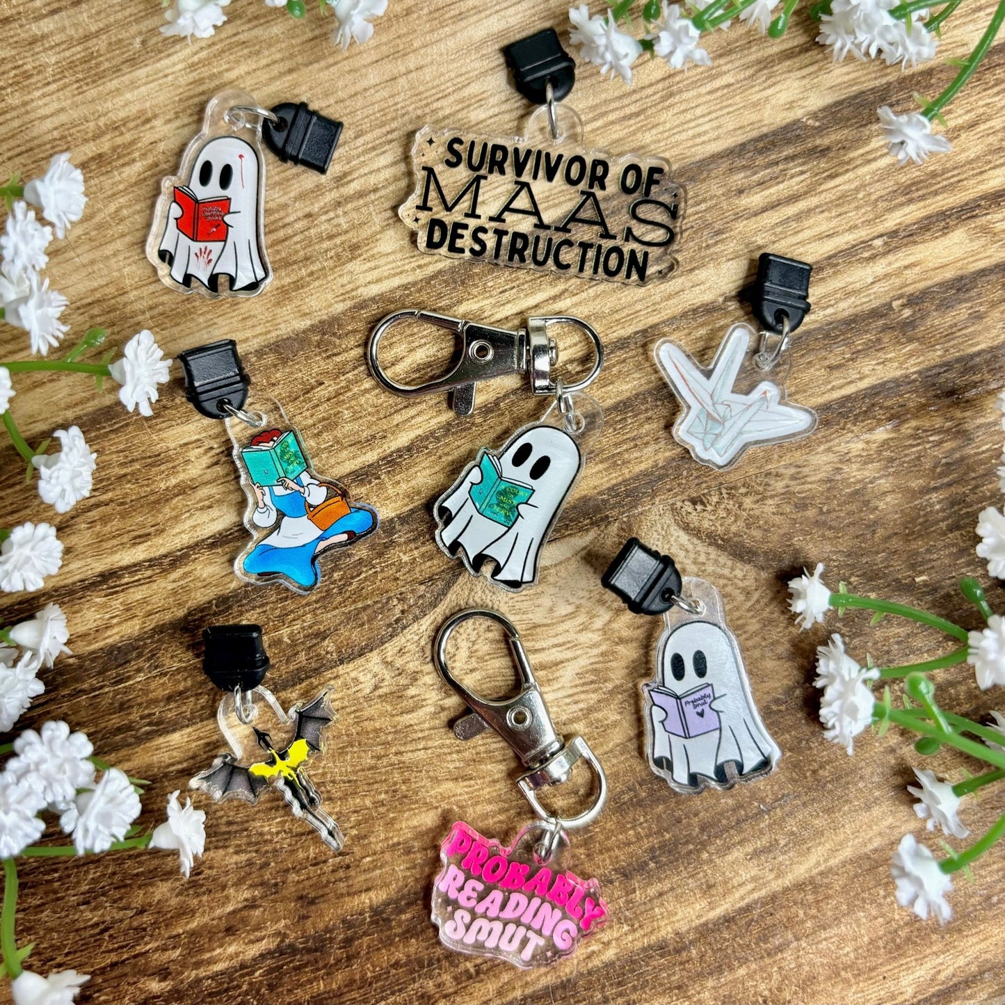 Probably Something Spooky Ghost Dust Plug USB-C