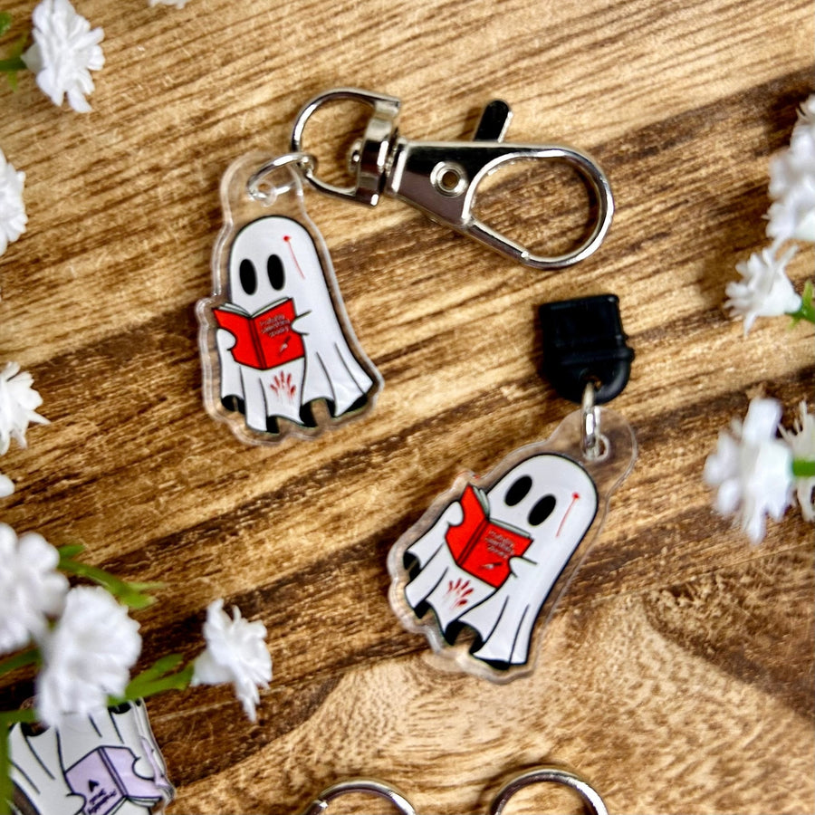 Probably Something Spooky Ghost Dust Plug USB-C - Pretty Petty Co