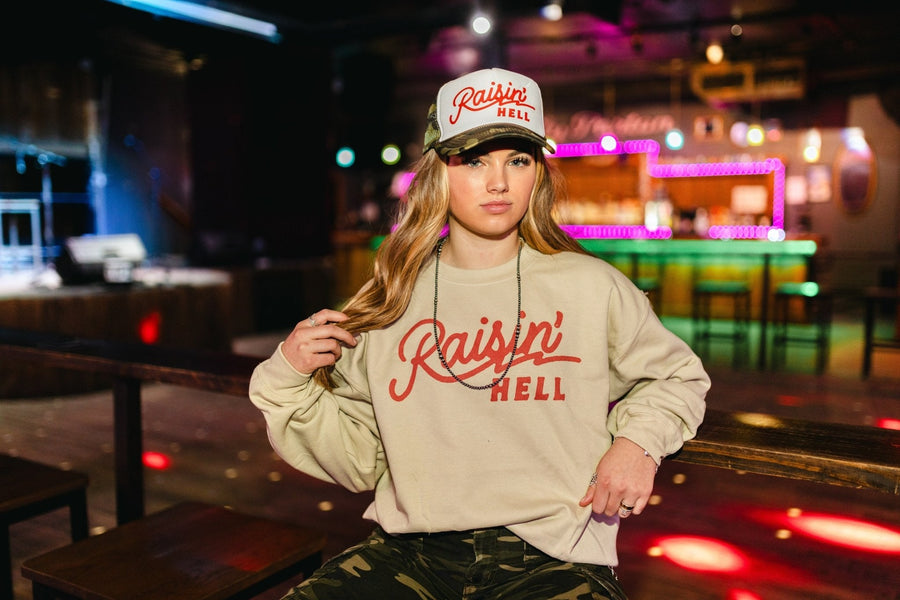 Raisin' Hell Trucker Hat - Pretty Petty Co